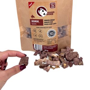 Horse Meat Slices – Freeze-Dried Treat for Dogs & Cats