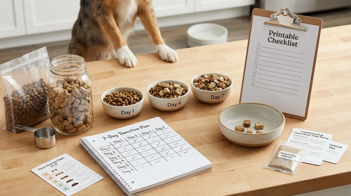 Switching to Freeze‑Dried Raw: A 7‑Day Transition Plan for Dogs