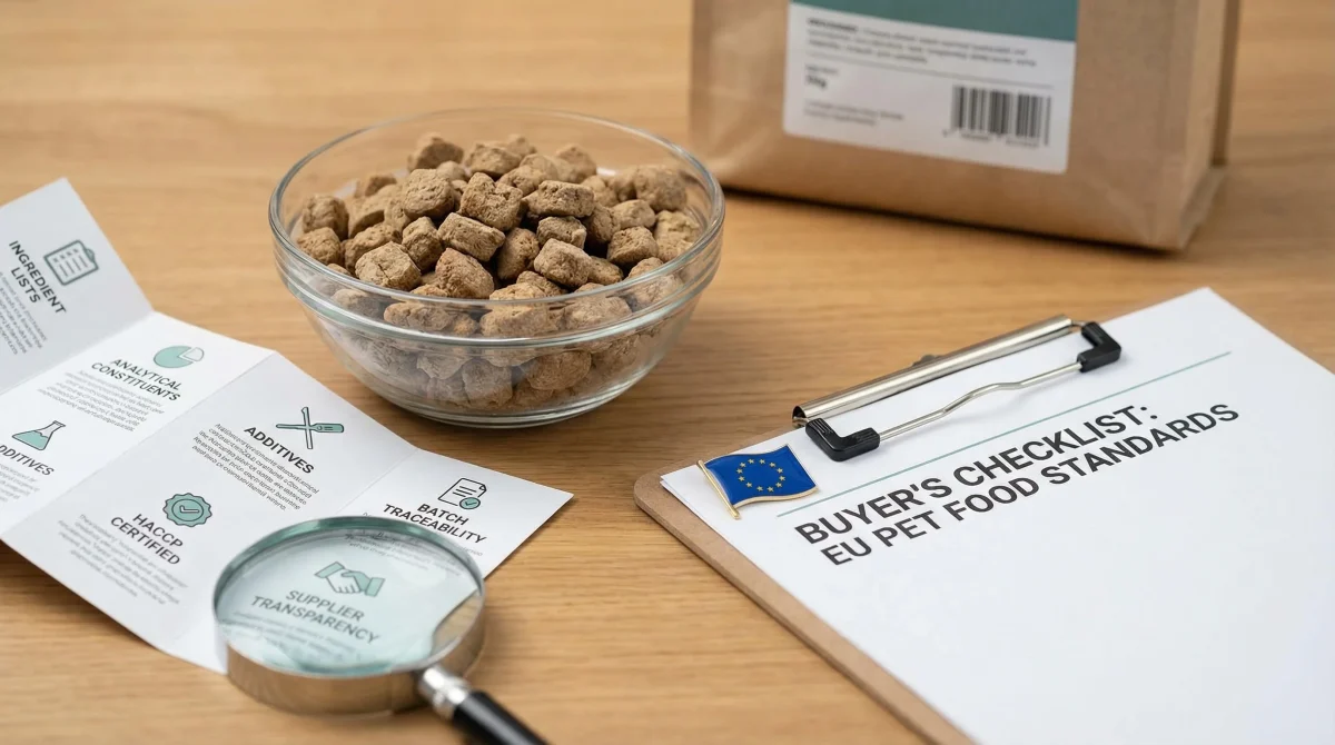 EU Pet Food Labeling, Safety, and Sourcing: A Buyer’s Checklist