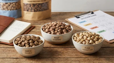 Which single protein to try first for allergic dogs: horse vs beef vs fish