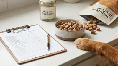 Soft stools, gas, and intermittent diarrhea in dogs: allergy, intolerance, or transition issue?
