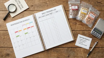 Food reintroduction after elimination: challenge schedule, tracking, and what counts as a reaction