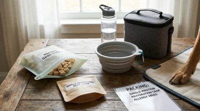 Traveling with a food‑allergic dog: safe meal planning using freeze‑dried options